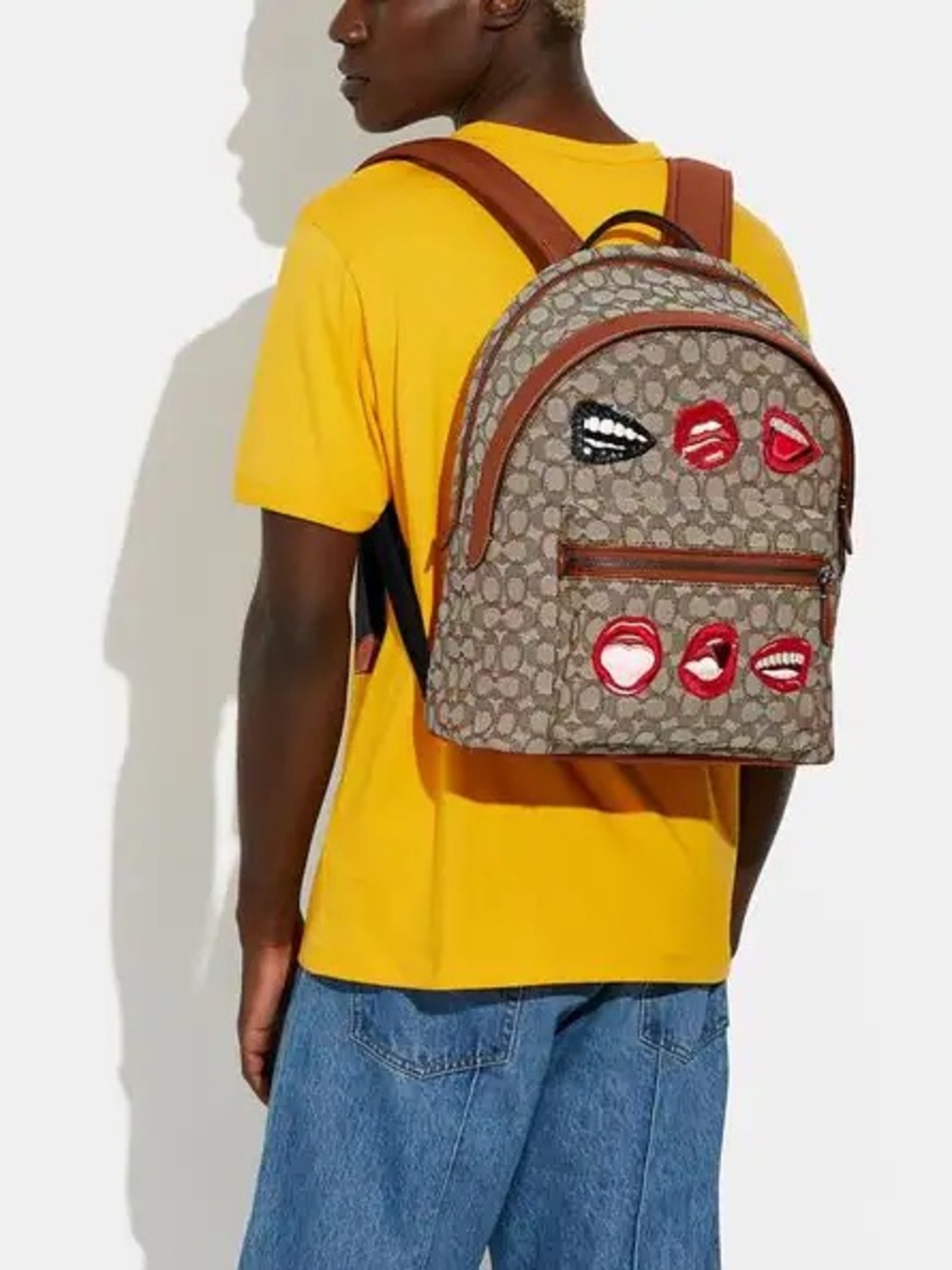 Rare Limited Edition Coach x Tom Wesselmann Pop Art Charter Backpack - Picture 11 of 11